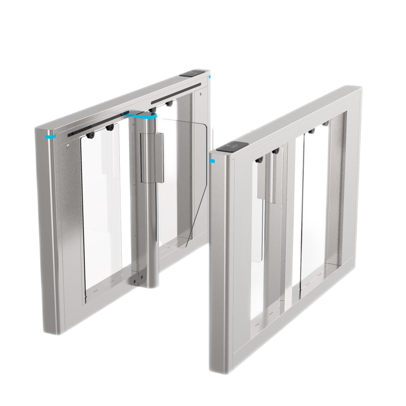 Cổng an ninh Double Barrier Cổng động cơ Servo Cổng tốc độ thanh lịch Cổng tốc độ quay cho tòa nhà thương mại